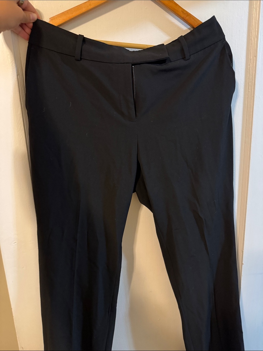 Ann Taylor Factory Black Curvy Dress Pants - Size 10